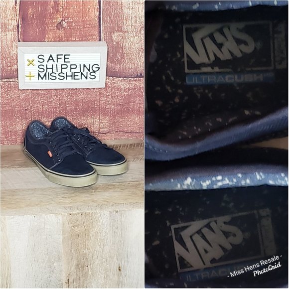 vans ultracush navy